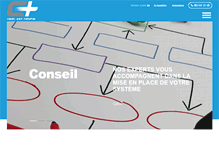Tablet Screenshot of cplus-consult.be